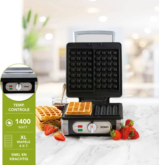 DOMO Wafelmaker DO9047W/N - Wafelijzer van Domo — afbeelding 2