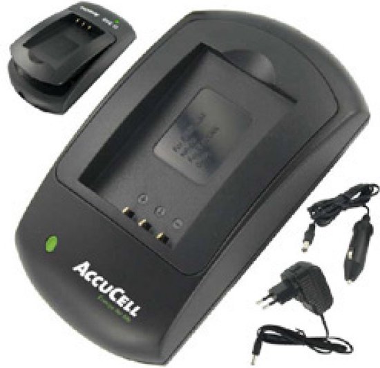 AccuCell Schnell-Ladegerät passend für Sony Akku NP-BG1, DSC-H10
