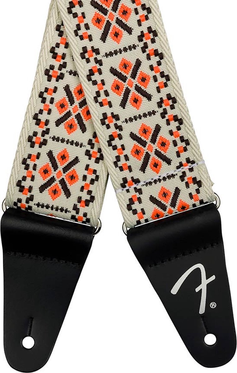Fender 990638032 2 gitaarband, Pasadena geweven, latten oranje