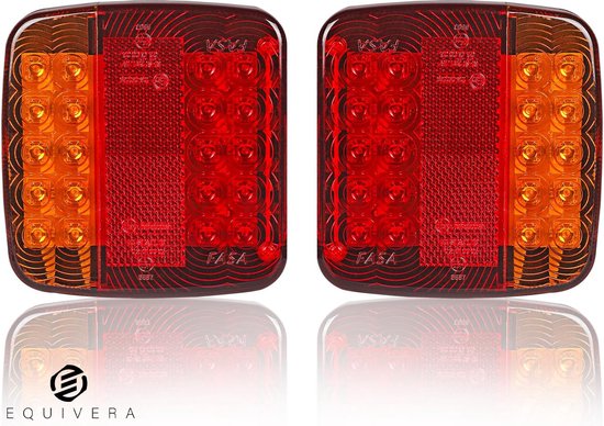 Equivera Siècle des Lumières de remorque - Set Siècle des Lumières de remorque - Éclairage de remorque - Siècle des Lumières de remorque