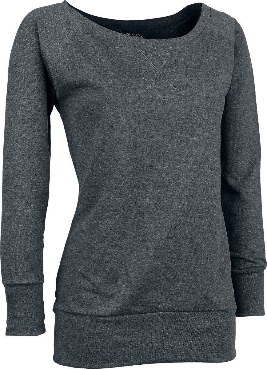 Urban Classics Boat Necker Dames Sweatshirts – L Houtskool