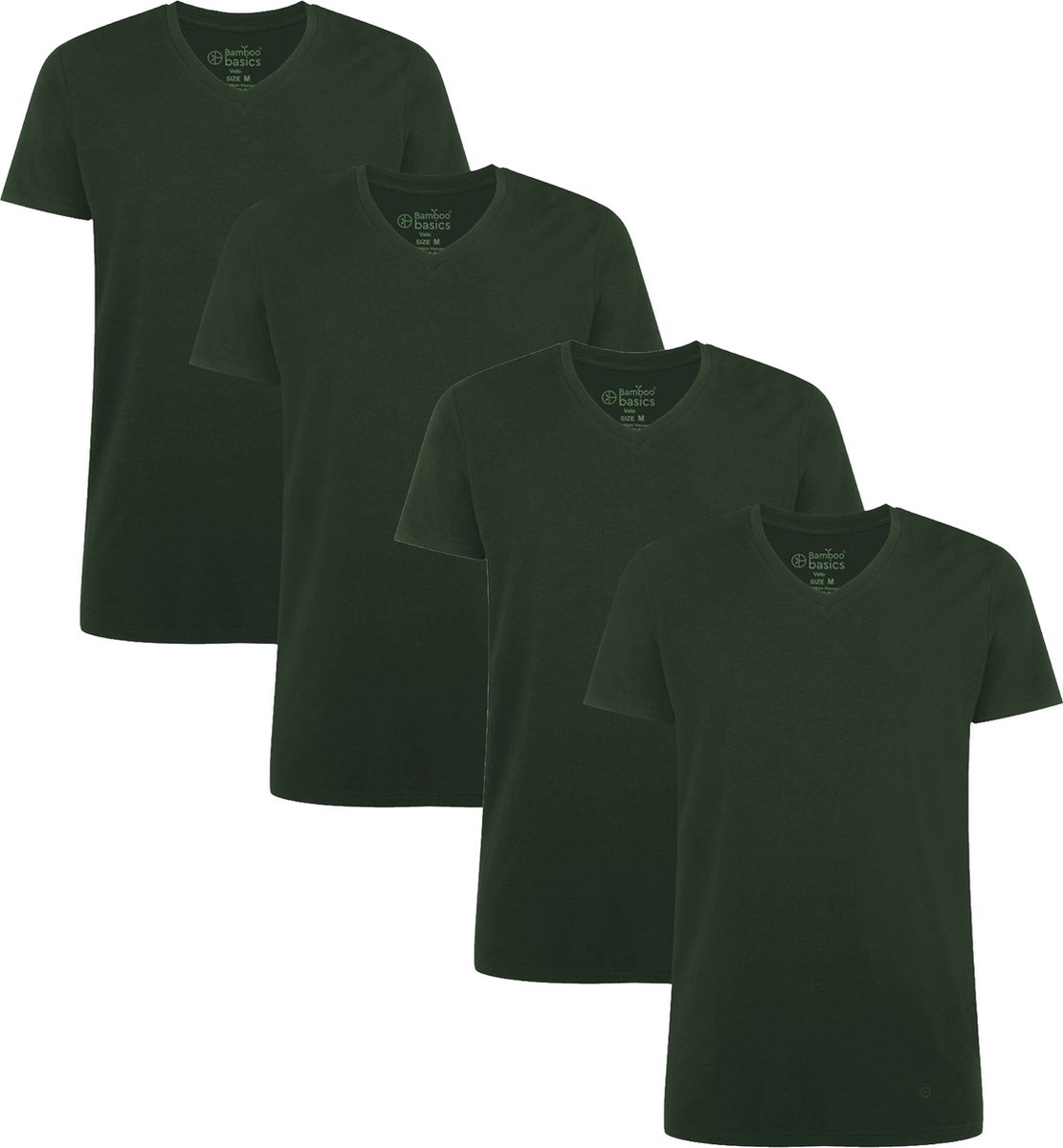 Bamboo basics T-shirt VELO Verpakking van 4