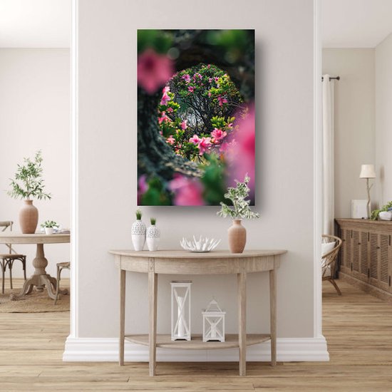 Tableaux transparents - Tableau Fleurs - Peintures sur toile Plantes - Décoration murale moderne - Peintures sur toile - Décoration murale toile salon 60x90 cm