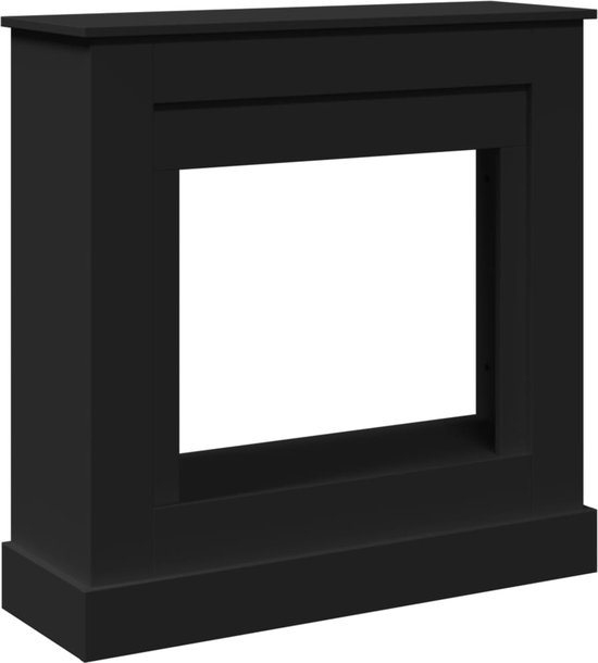 Foto: Vidaxl haardombouw 90x30x90 cm bewerkt hout zwart