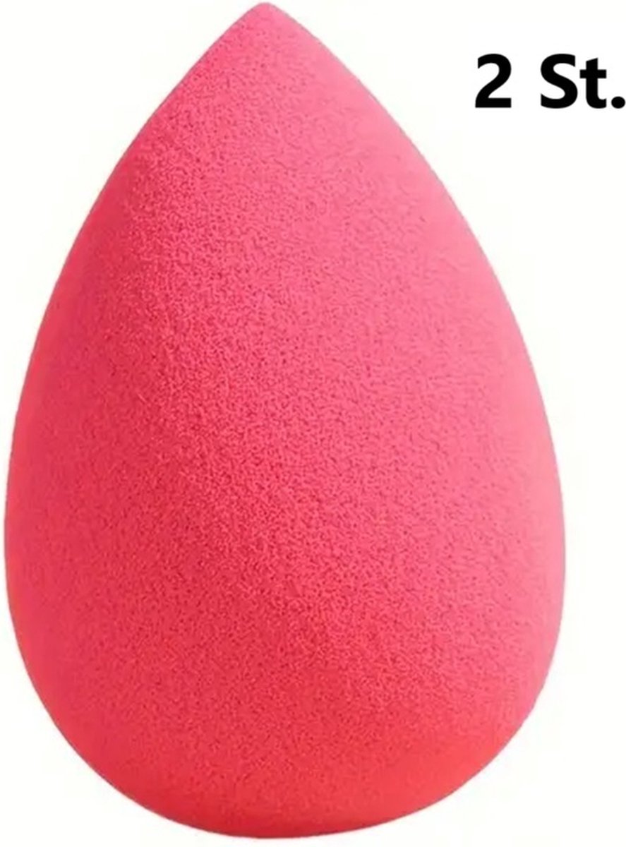 Goedkoopste 2 Stuk Make-Up Sponge | Make-Up Spons I Beauty Blender I Make-Up Ei I Foundation blender I Blender Spons I Roze