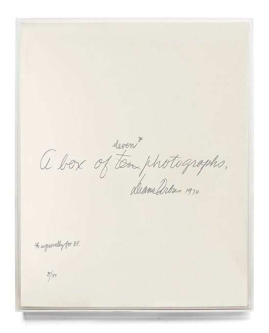 Diane Arbus: A Box of Ten Photographs