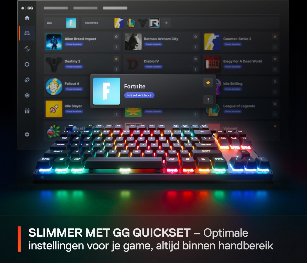 SteelSeries Apex Pro TKL Gen 3 - Mechanisch Gaming Keyboard - US Qwerty- Rapid Trigger, Rapid Tap, Protection Mode thumbnail 4