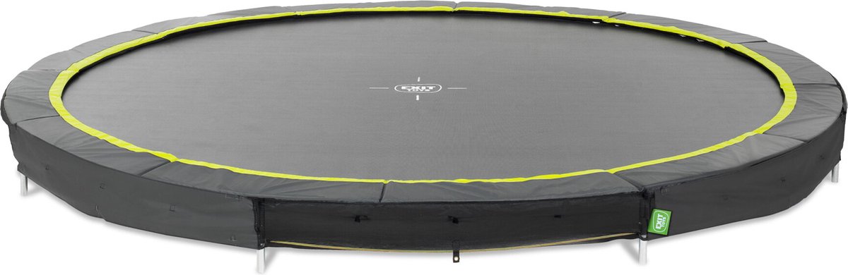 EXIT Silhouette inground sports trampoline ø427cm - zwart