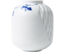 foto van Vaas Blauw Vouw - Porselein diverse maten
