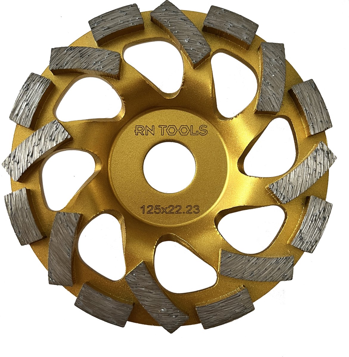 RNtools Diamant Komschijf New Fancup - 125 x 22,23 mm - voor de Haakse Slijper