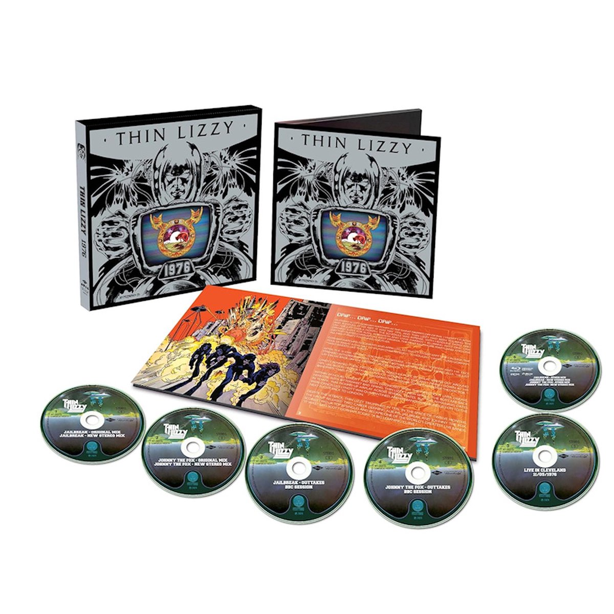 Thin Lizzy - 1976 (5 CD | Blu-ray Audio) (Limited Edition) op Prijzenvolger.com