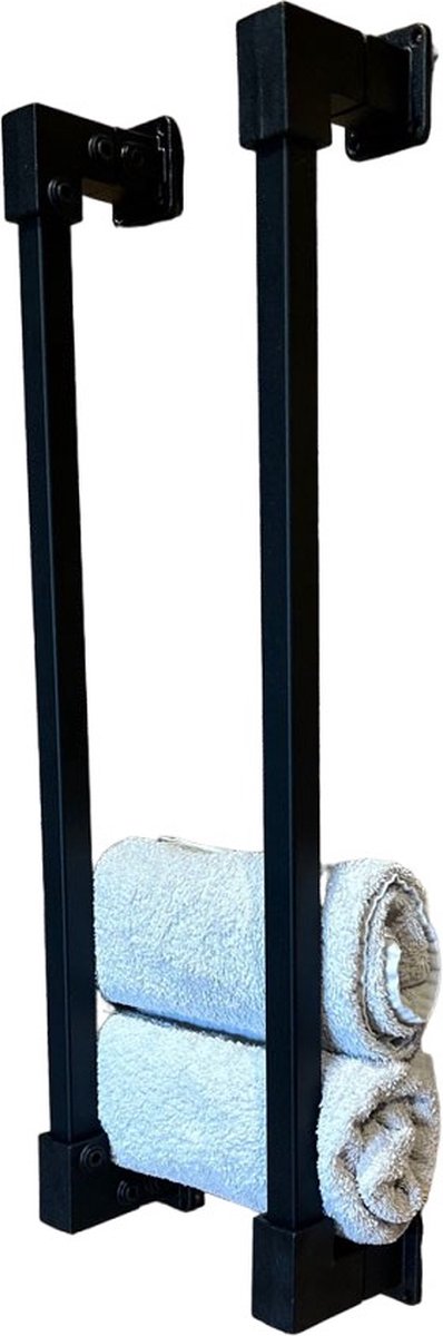 Handdoekenrek Industrieel Design Handdoekhouder 77 cm hoog Stevig met Modern Uiterlijk