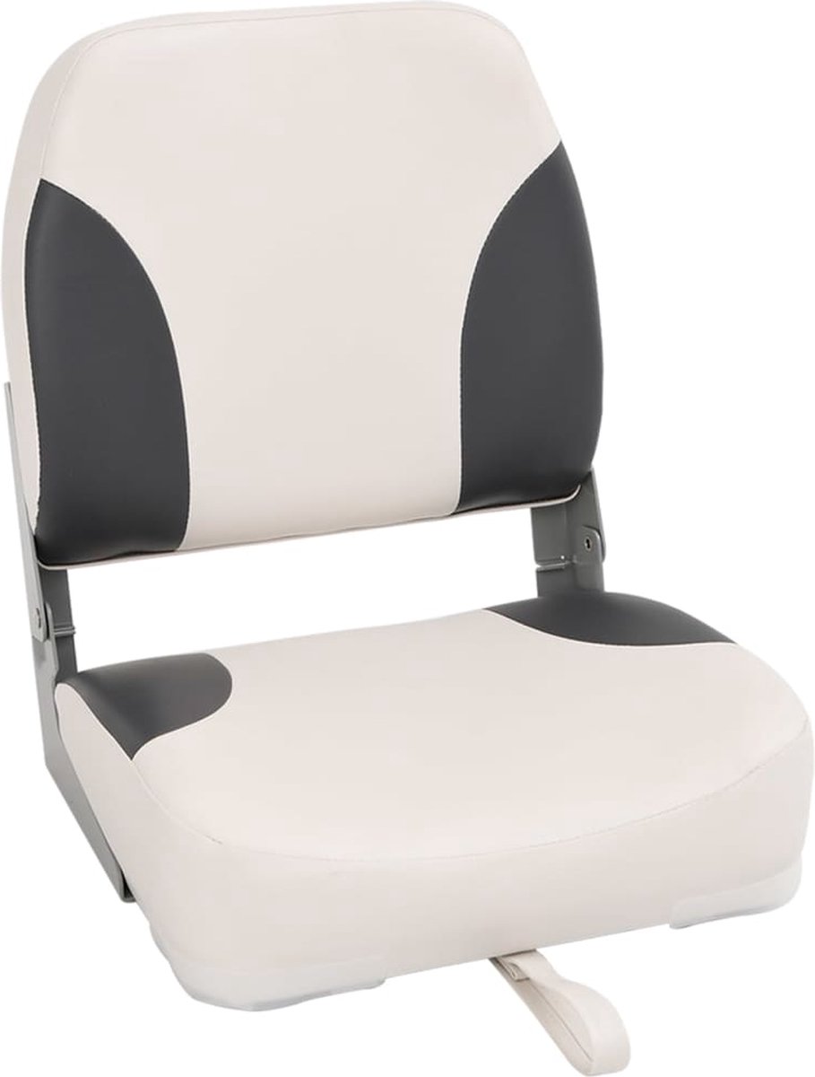 vidaXL - Bootstoel - met - bevestigingsband - inklapbaar - 41x36x48 - cm
