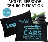 Lopoleis® Herbruikbare Auto Ontvochtiger – – Auto ontvochtiger kussen – Draagbaar – Anti condens – Anti-slip mat Auto Dashboard – 1x1000 gr