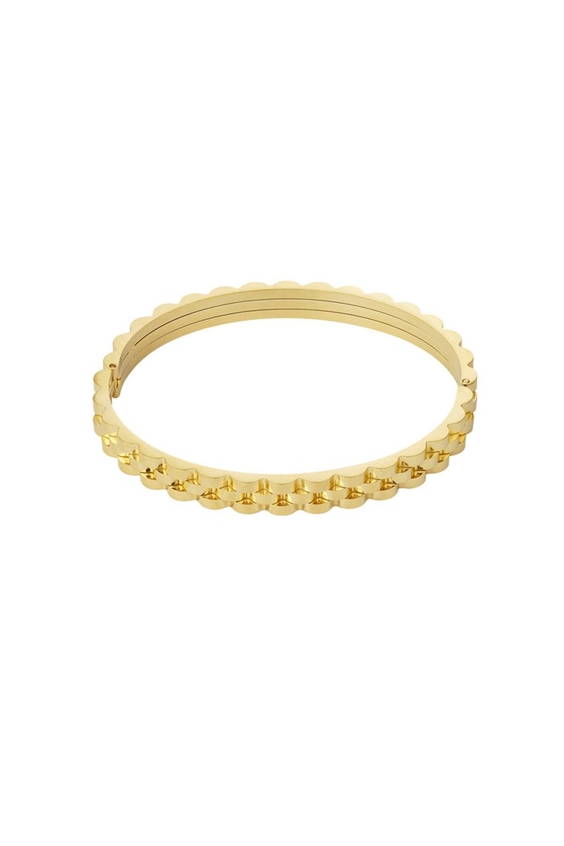 Schakelarmband - goud