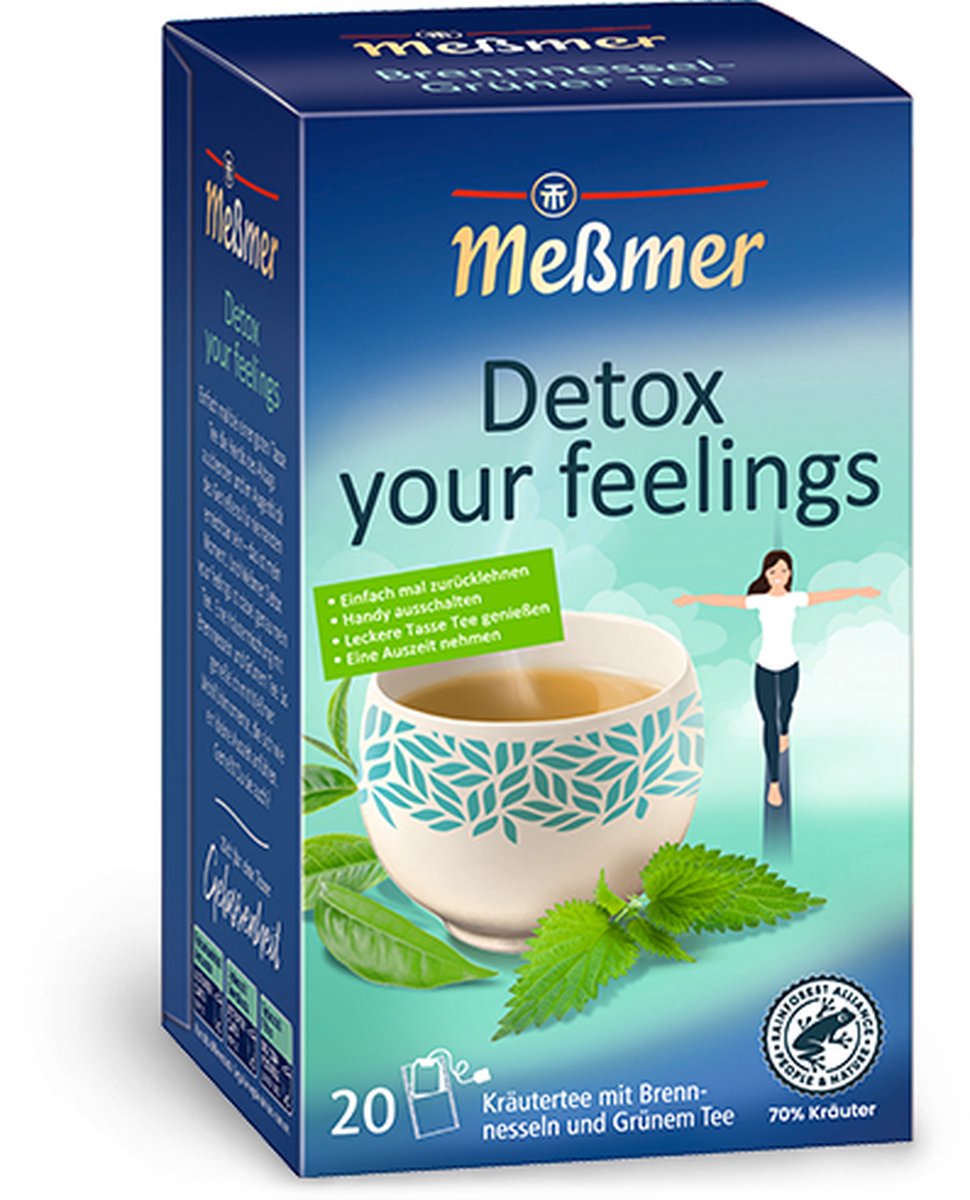 Messmer Ontgift je gevoelens Groene Thee 2gr - 5x 20 stuks
