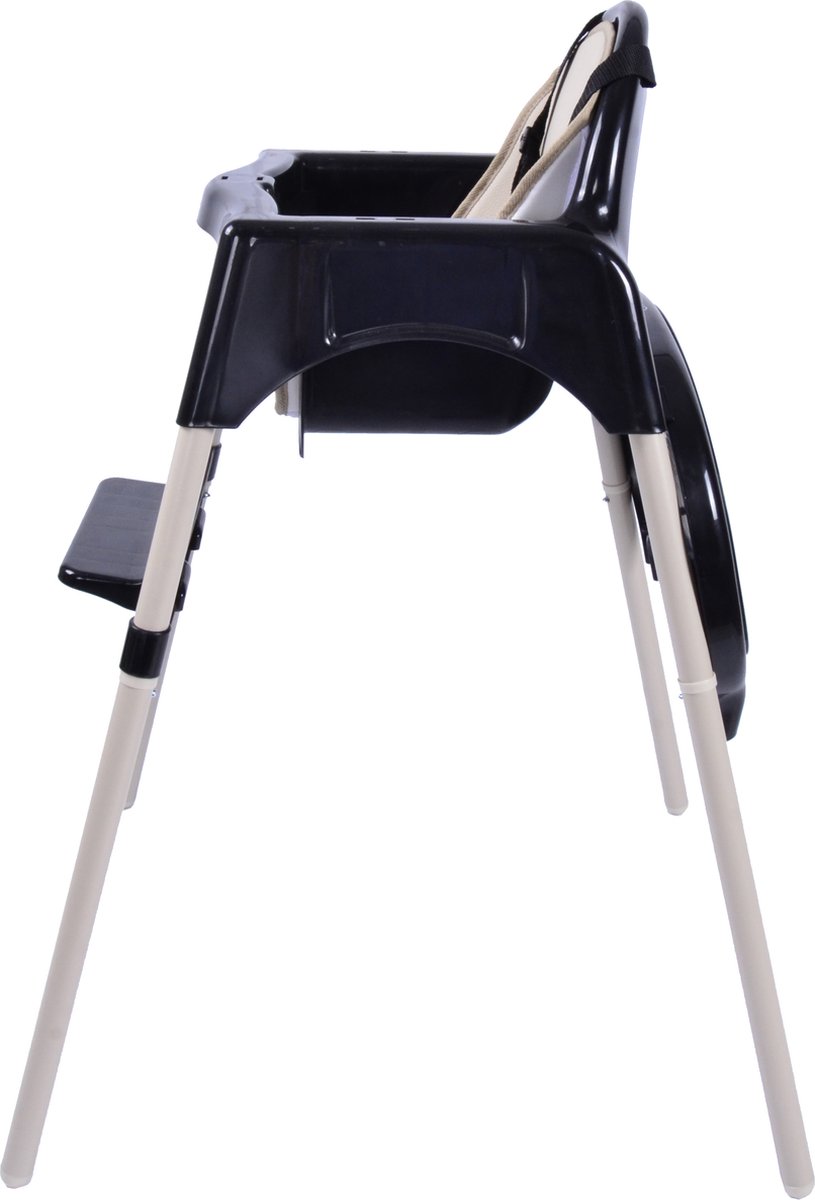 Cabino Kinderstoel Situp - Eetstoel Baby – Inclusief Kussen – Verstelbare Baby Eetstoel – 2 in 1 & Peuterstoel – Zwart & Clay – foto 5
