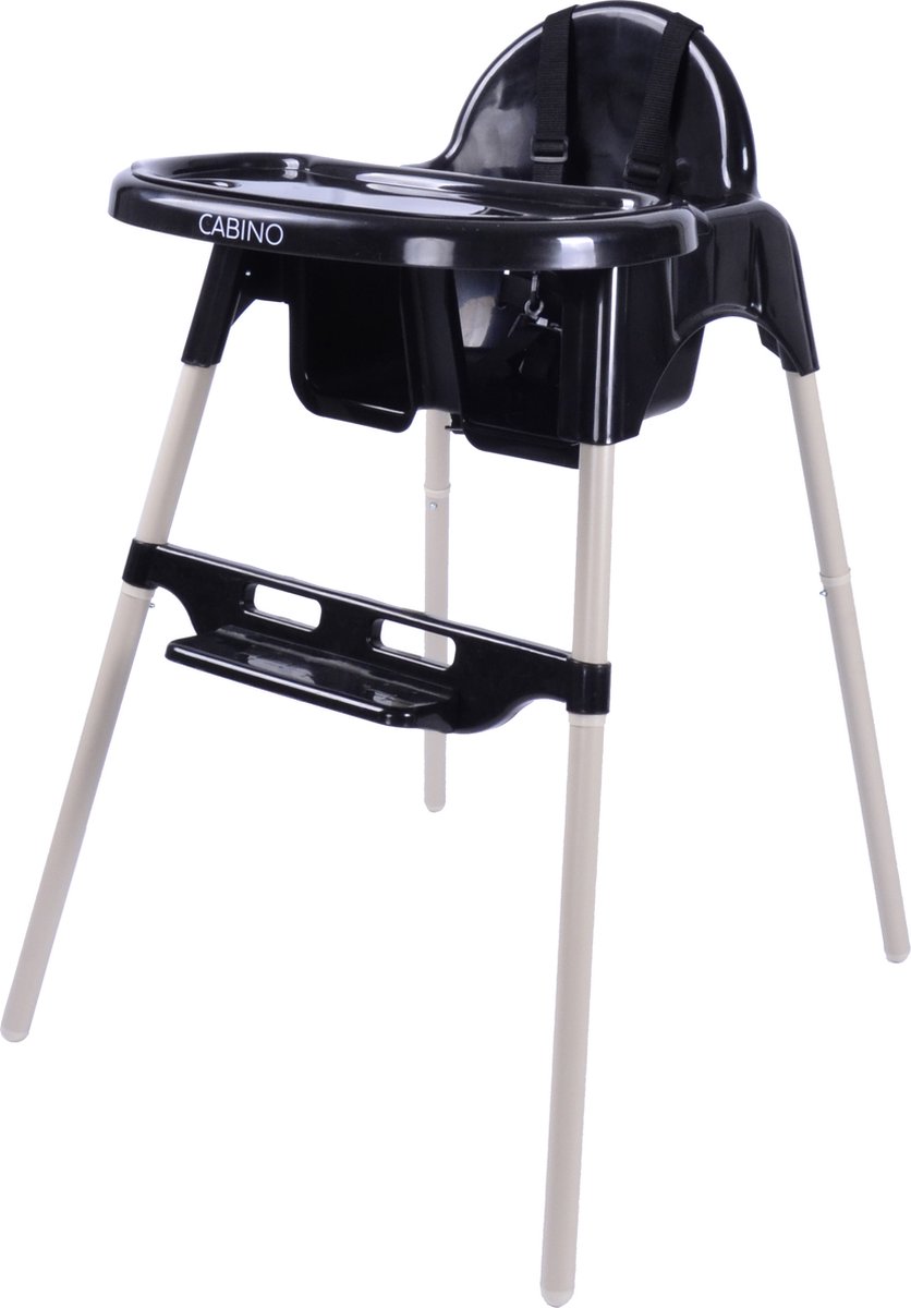 Cabino Kinderstoel Situp - Eetstoel Baby – Inclusief Kussen – Verstelbare Baby Eetstoel – 2 in 1 & Peuterstoel – Zwart & Clay – foto 6