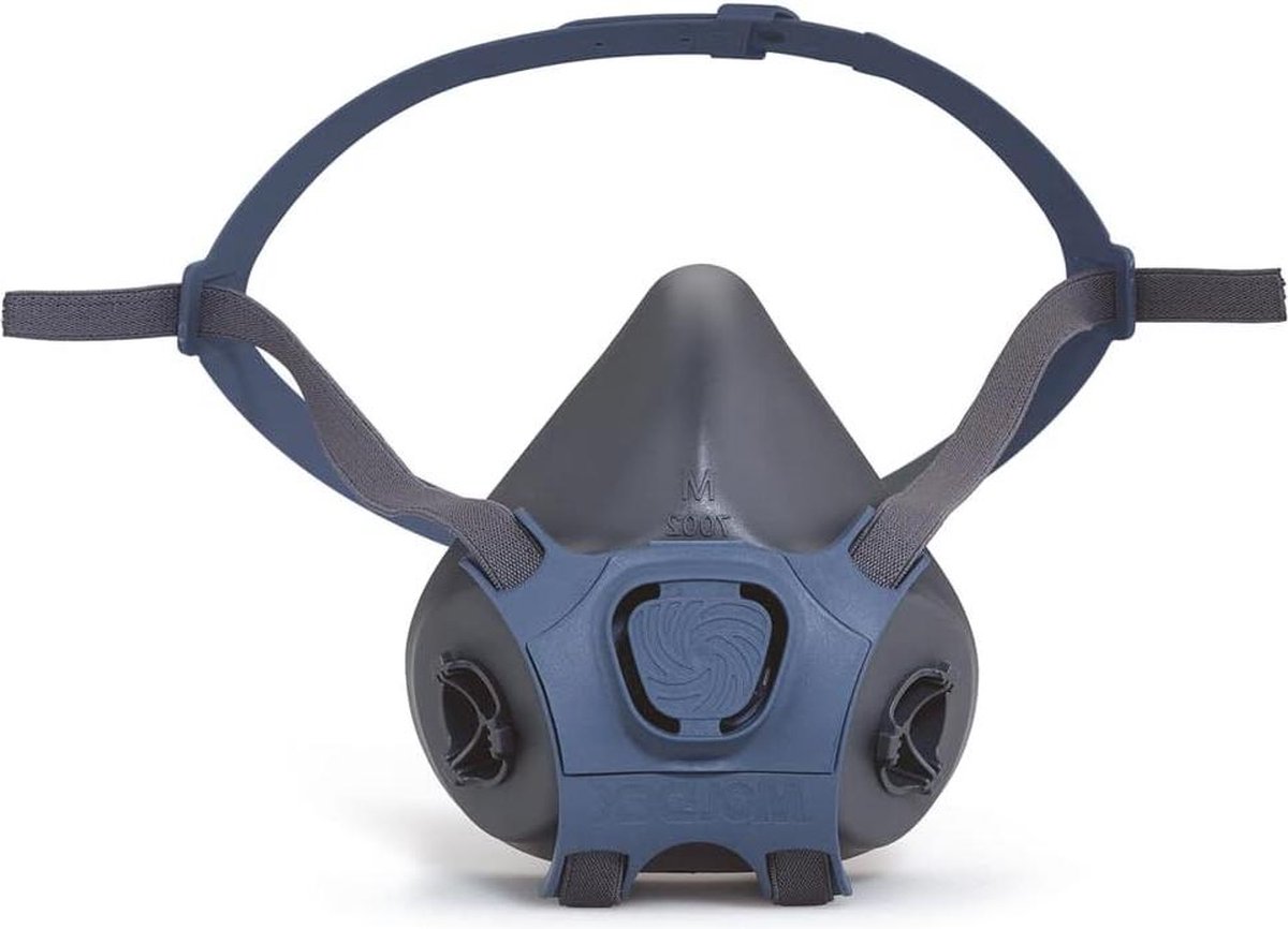 Herbruikbaar halfmasker maat M - EasyLock 7002 met ademhalingsventiel