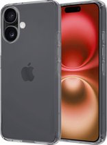 Coque adaptée pour iPhone 16, coque arrière en Siliconen , transparente