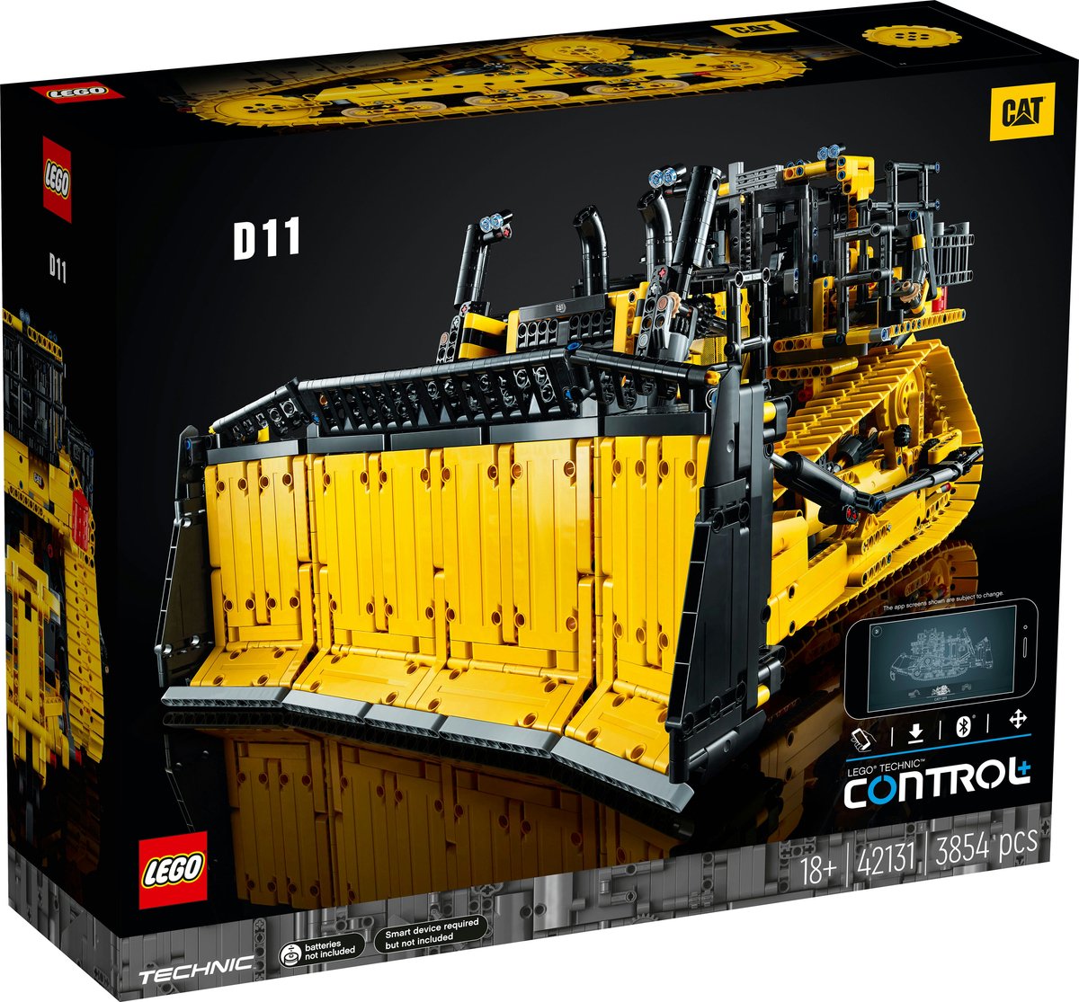 LEGO Technic Cat D11 Bulldozer met App-besturing - 42131 — afbeelding 12