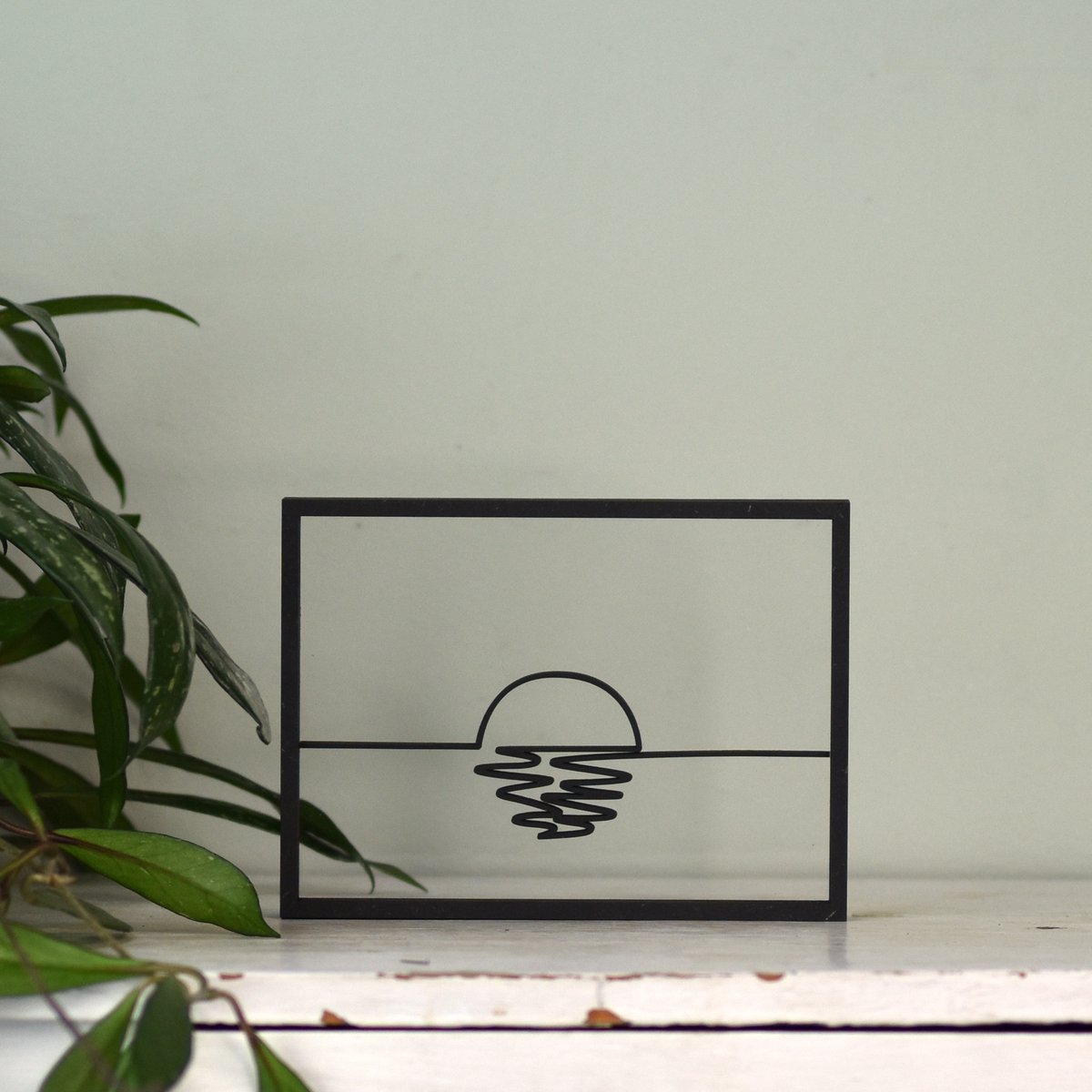 Houten lijstje – Floating Frames – Zonsondergang