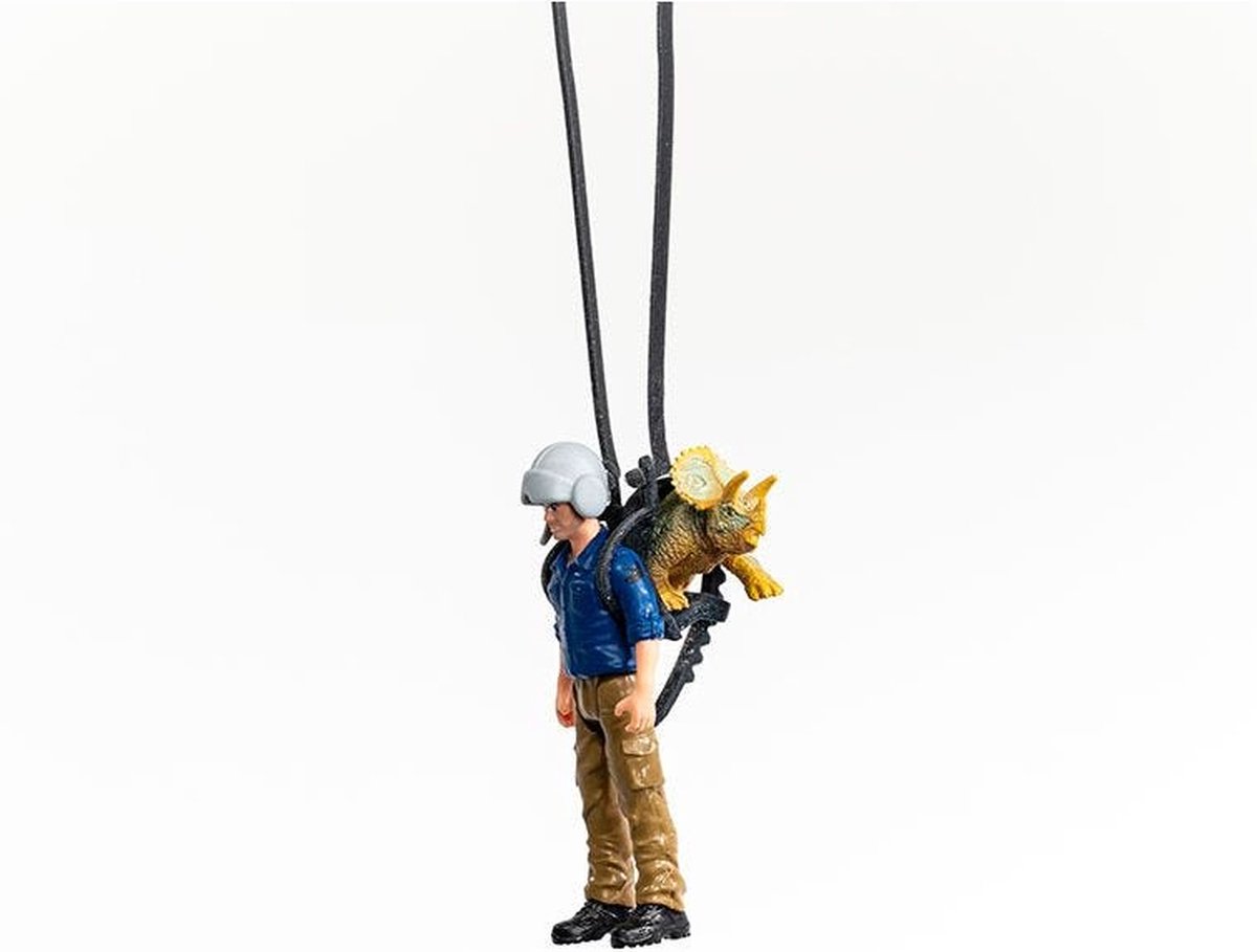 Schleich Dinosaurs - Dino parachute-reddingsbrigade speelfiguur thumbnail 2