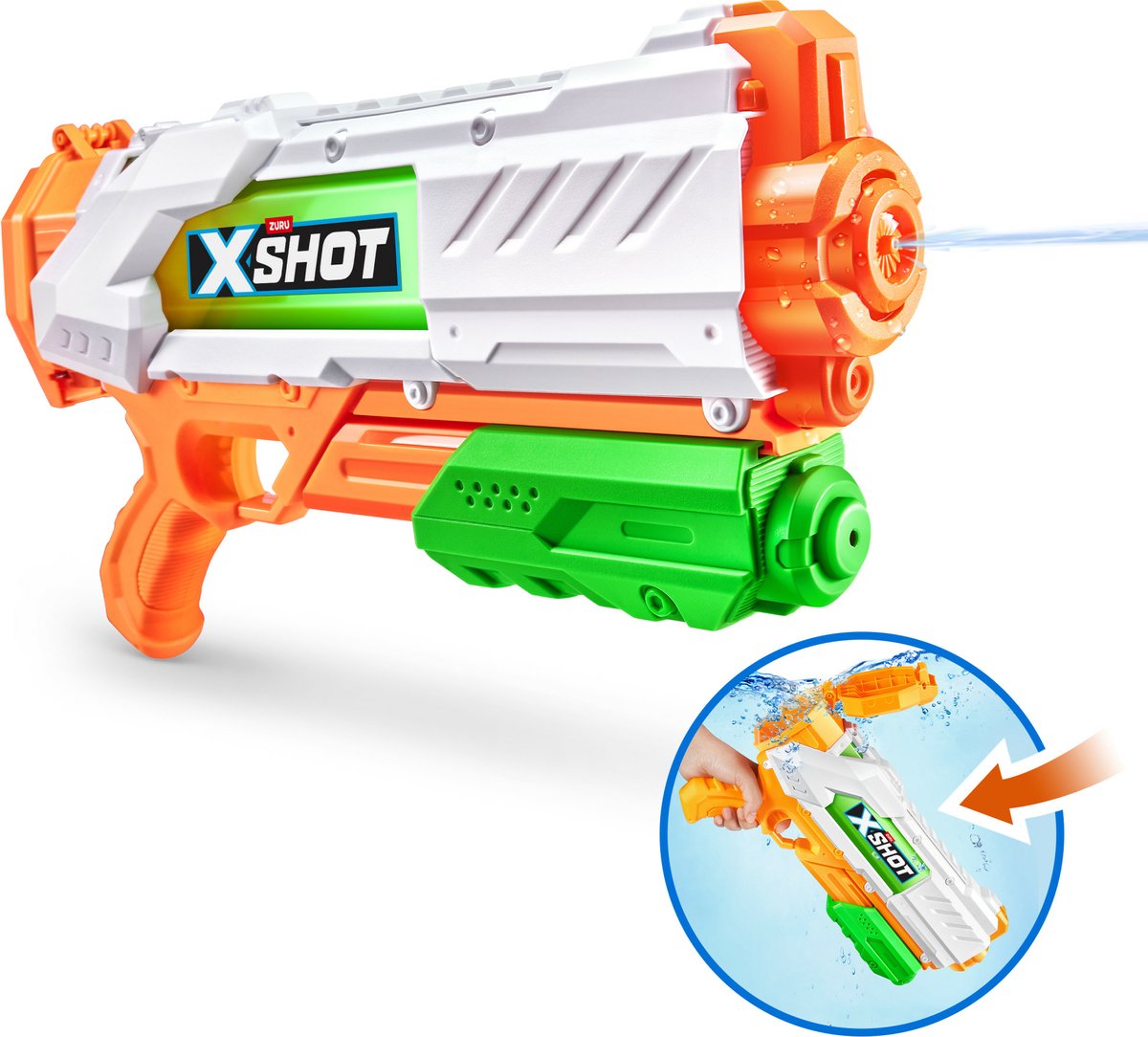 XSHOT Watergevecht Snelvullende Water Blaster van ZURU - Waterpistool — afbeelding 7