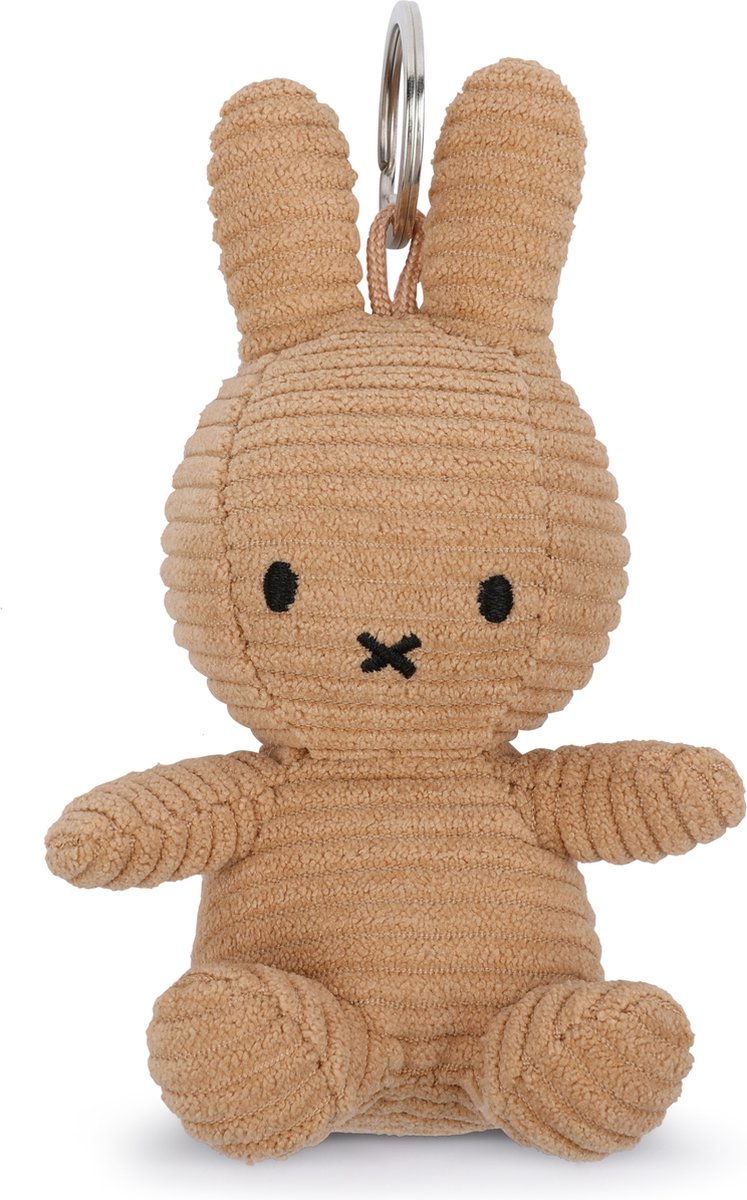Bon Ton Toys Nijntje - Keychain ECO Corduroy Beige - 10 cm - 4”