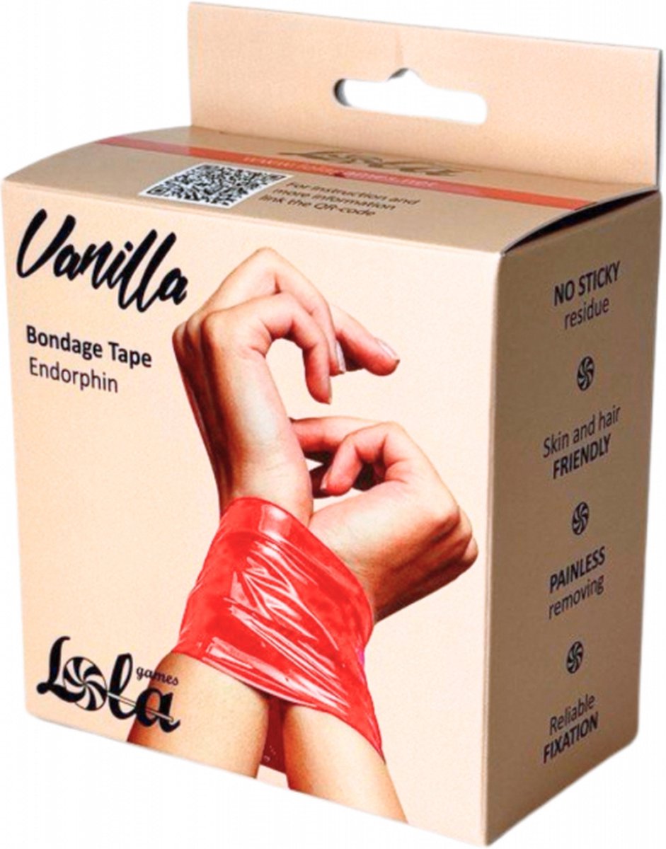 Goedkoopste Bondage Tape Vanilla Endorphin Rood