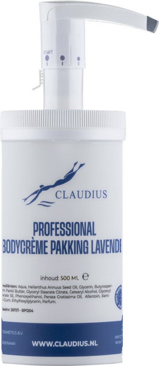 Goedkoopste Professional Bodycrème Pakking Lavendel - 500 ml - in handige salonverpakking