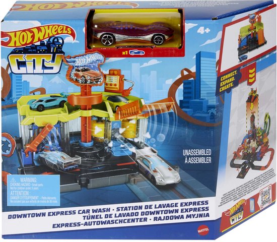 Hot Wheels® City Centrum Express Autowasstraat Speelset