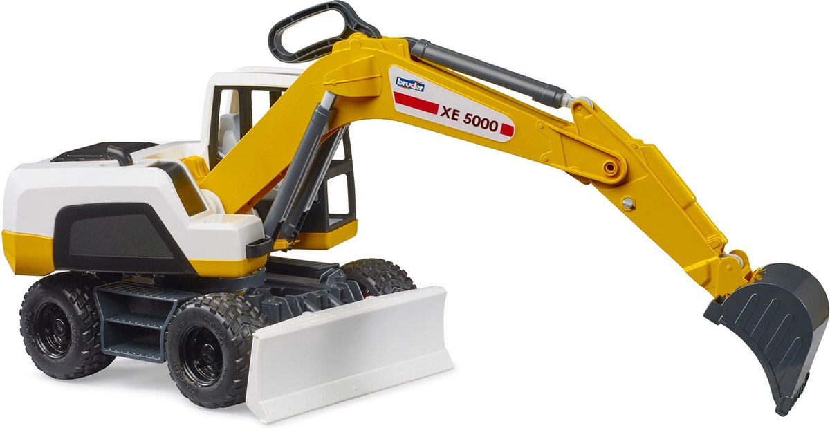 Bruder 03413 XE 5000 Graafmachine op wielen met draaibare bak thumbnail 4