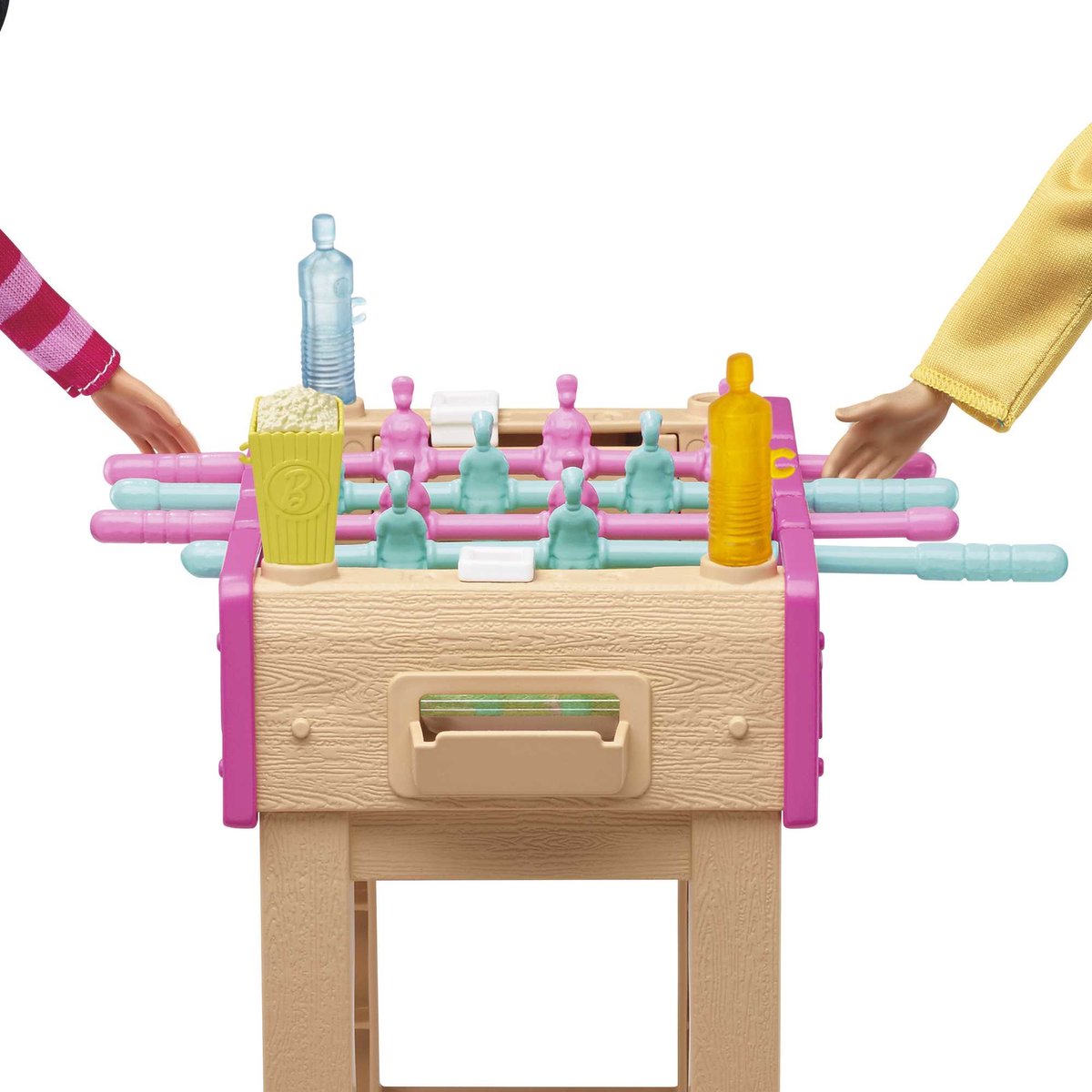 Barbie Mini Playset Voetbaltafel Met Hondje excl. Barbie poppen — cadeau in Spellen & Speelgoed - foto 4