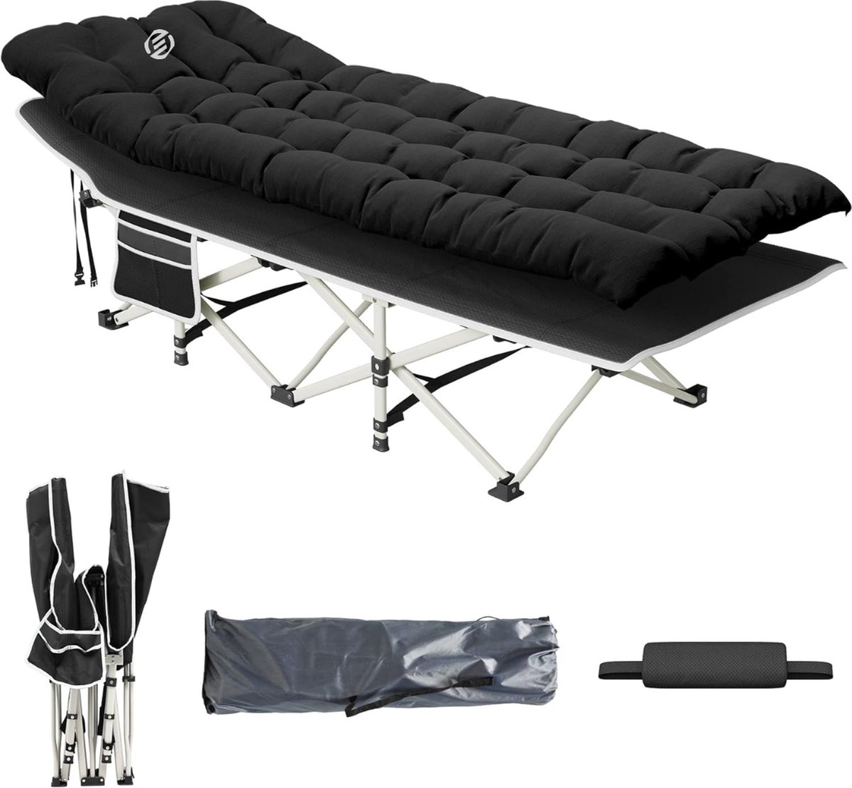 Equivera Veldbed - Kampeerbed - Veldbedden - Veldbed Kamperen - Kampeermatras
