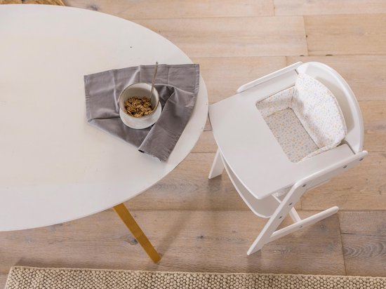 Geuther Filou - Stoelverkleiner - Grijs - OekoTex - zitverkleiner geschikt voor Filou kinderstoel - Stoelkussen - Stoelverkleiner voor kinderstoel van Geuther — afbeelding 3