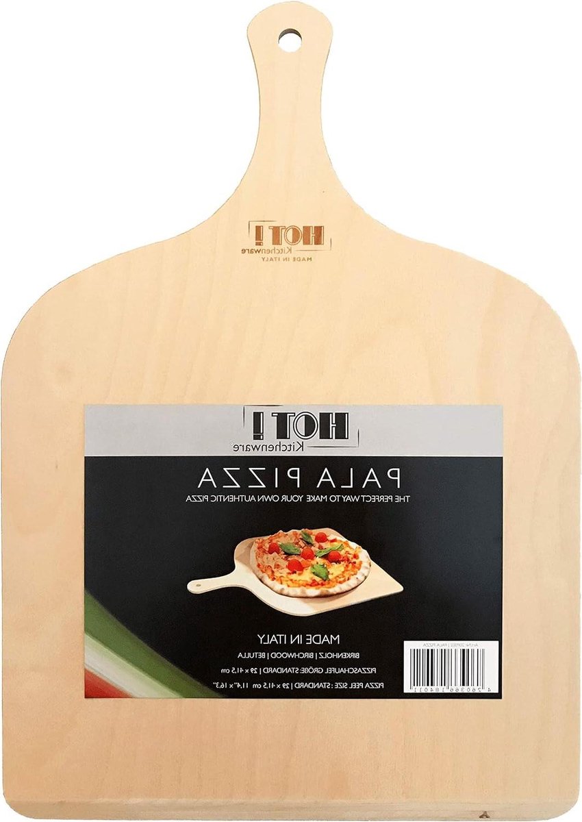 Pizza schop van berkenhout - Gemaakt in Italië - 29x415cm Pizzaschep