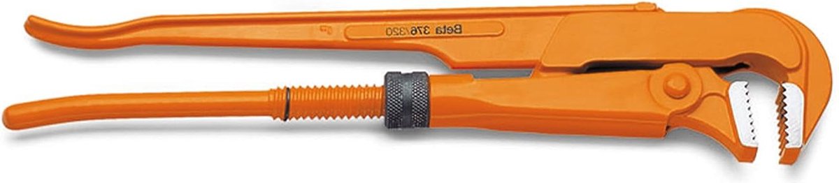 376 410mm Pijpsleutel met 90 graden platte kaken - Zweeds patroon toegevoegd