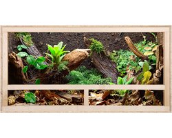REPITERRA® Terrarium reptielen & amfibieën zijventilatie 80x40x40 cm