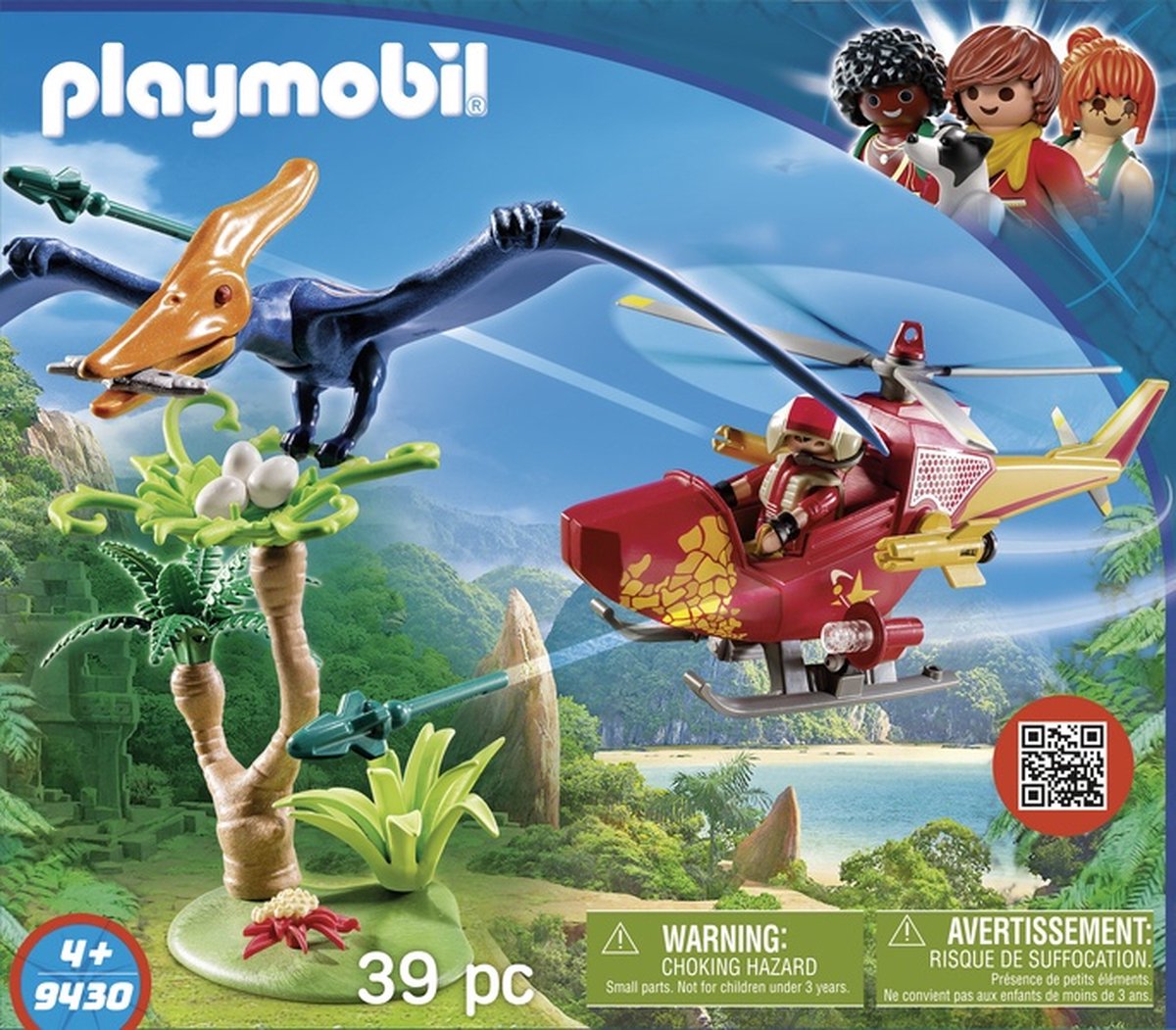 PLAYMOBIL Dinos Helikopter met Pteranodon - 9430 — afbeelding 12