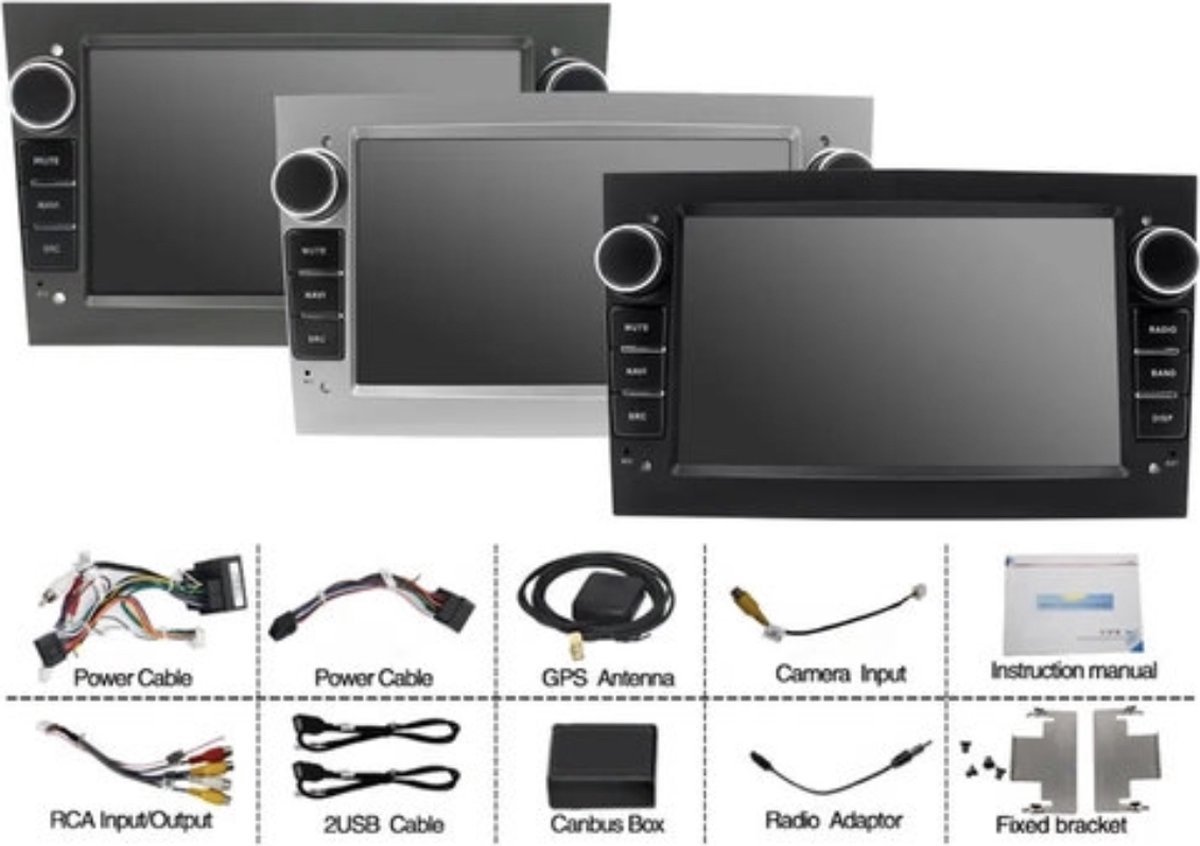 Autoradio Compatible Avec Carplay-Android Auto Pour Opel Antara Zafira Corsa Avec Écran Tactile