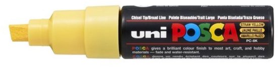uni-ball Paint Marker op waterbasis Posca PC-8K strogeel
