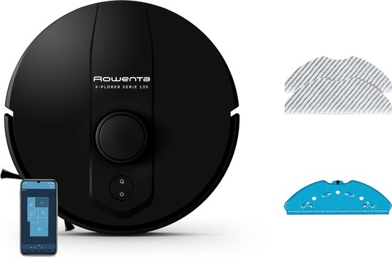 Rowenta X-Plorer Serie 135 Robotstofzuiger Zwart 5000 Pa - Rowenta - €184,92