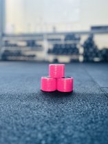 RXpursuit Lot de 3 Tape adhésives roses de Premium pour levage de pouce, haltérophilie, crossfit, dynamophilie, entraînement de force. Tape de Sport athlétique