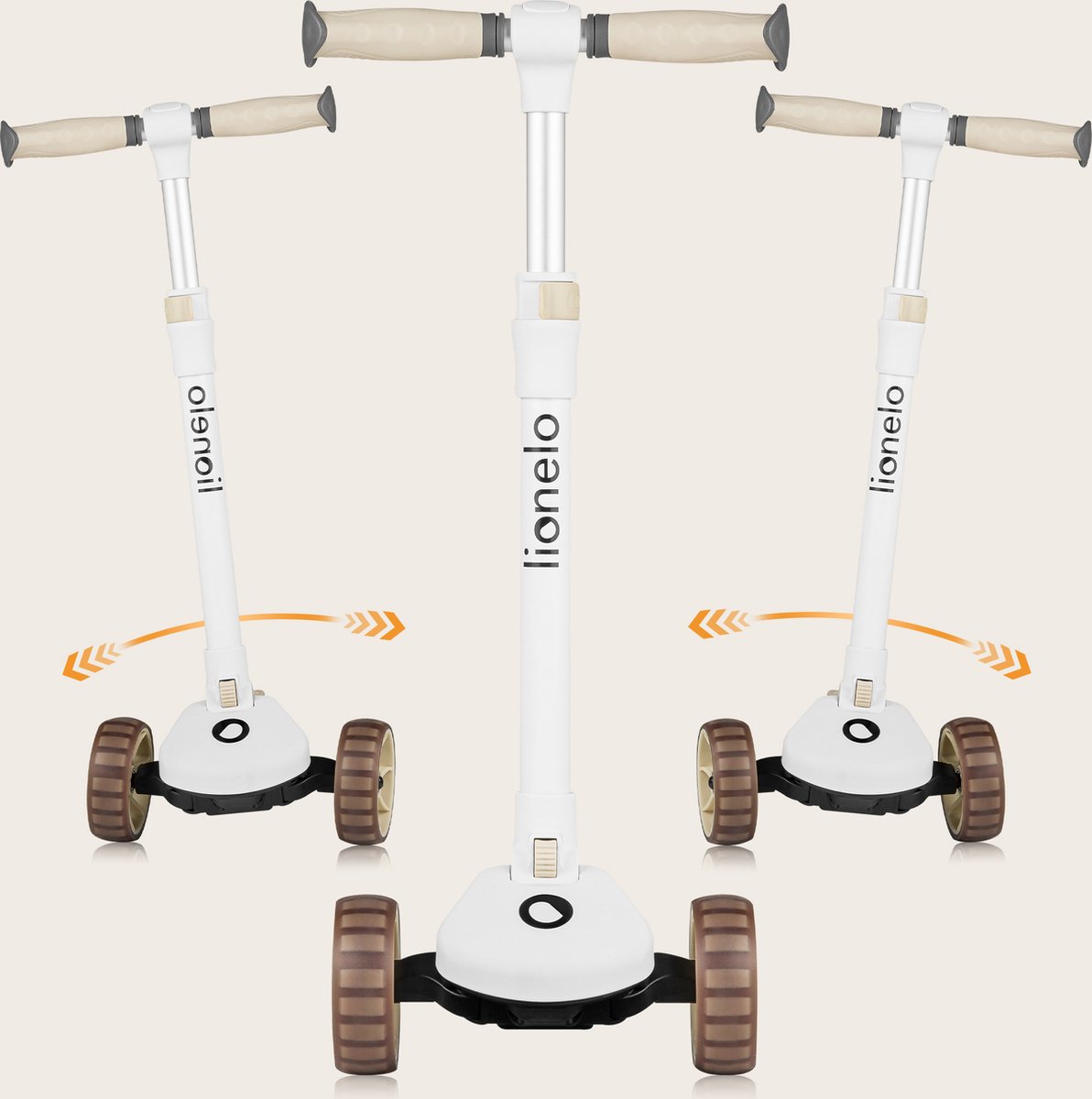 Lionelo Franky - Kinderstep 2in1 - LED - 3 wielen - tot 50kg - Fiets en scooter 2in1 - Grote verlichte wielen - Speelgoedmandje thumbnail 2