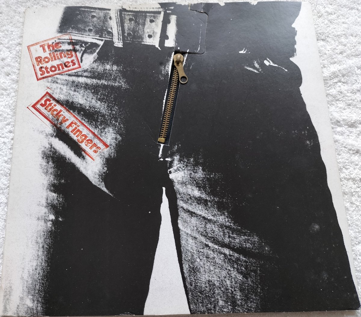 Rolling Stones Sticky Fingers - LP uit 1971 met Brown Sugar en