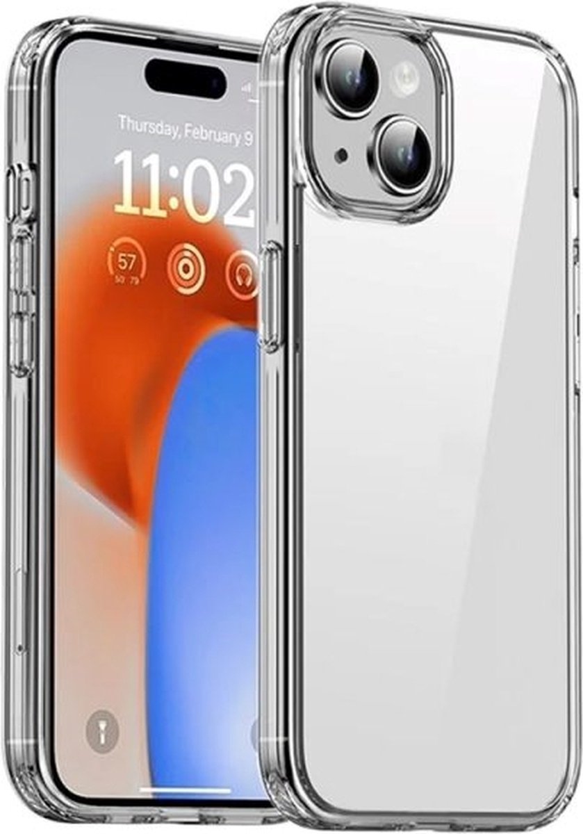 IPAKY – iPhone 15 Plus – Backcover - hoesje - Transparant