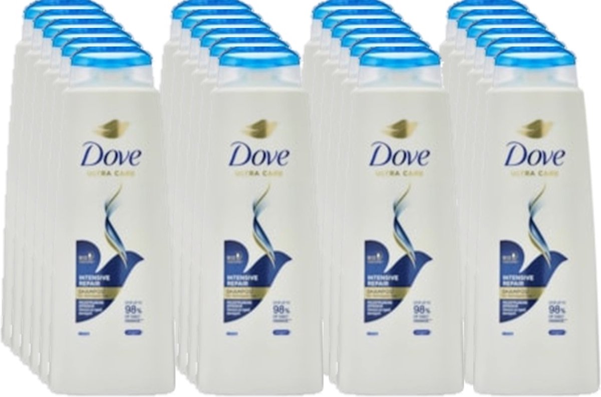 Dove Shampoo Intense Repair 250 ml - Voordeelverpakking 24 stuks