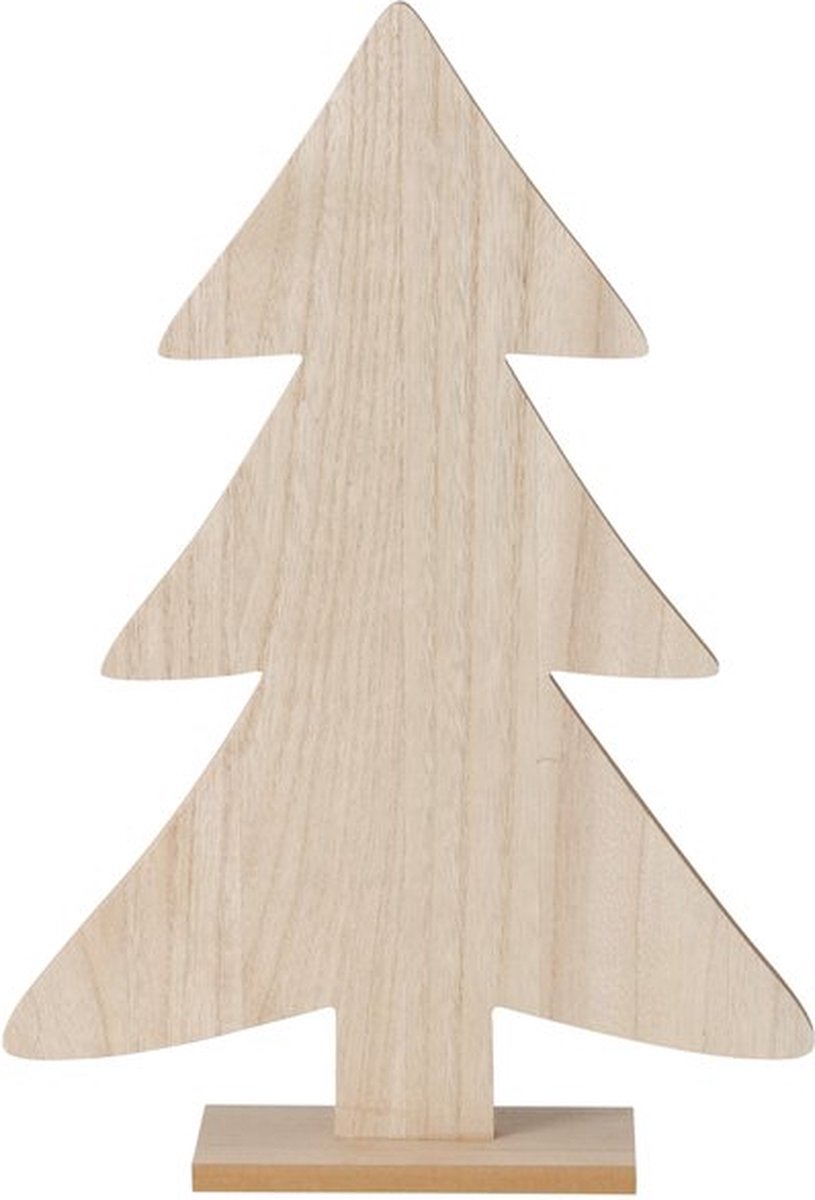 Decoratieve kerstboom hout . Boltze Lana . 48cm