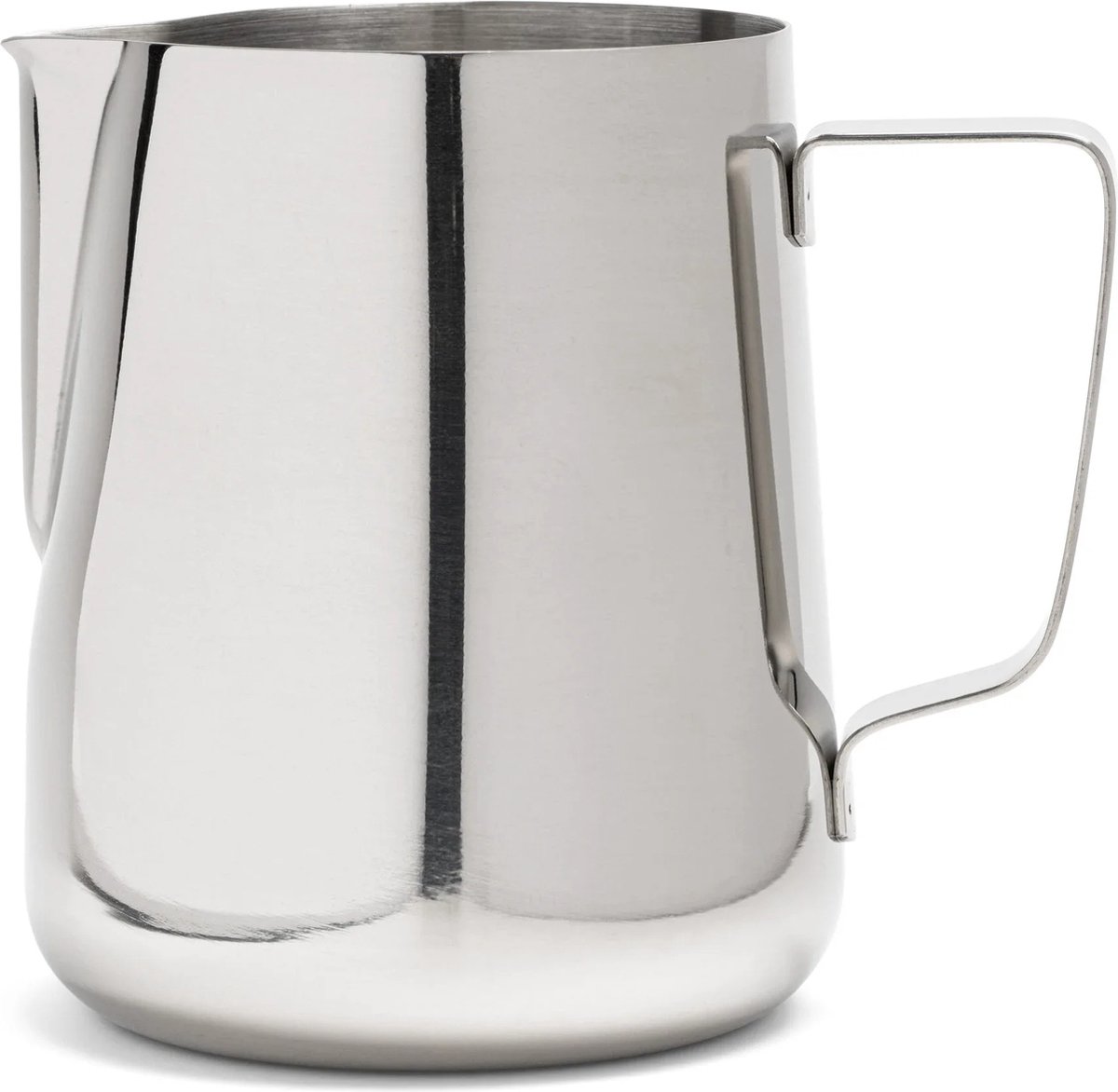 Melkkannetje Opschuim - 350ml - Essentials – Zilver – RVS – Melkopschuimkan – Melkkan – Espressomachine - Barista Essentials